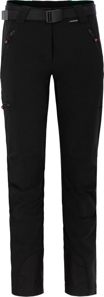 Bergson Outdoorhose TUULIKKI Damen Wanderhose, robust, bielastisch, Langgrößen, schwarz von Bergson