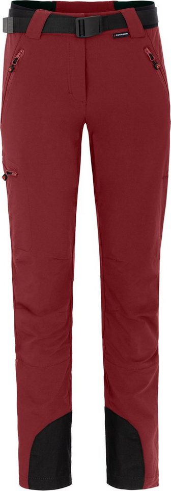 Bergson Outdoorhose TUULIKKI Damen Wanderhose, robust, bielastisch, Normalgrößen, Tomaten rot von Bergson