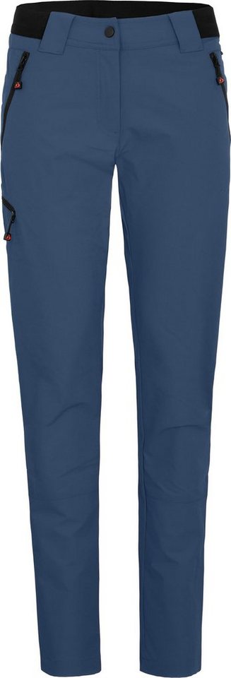 Bergson Outdoorhose VIDAA COMFORT (slim) Damen Wanderhose, leicht, strapazierfähig, Normalgrößen, enzianblau von Bergson