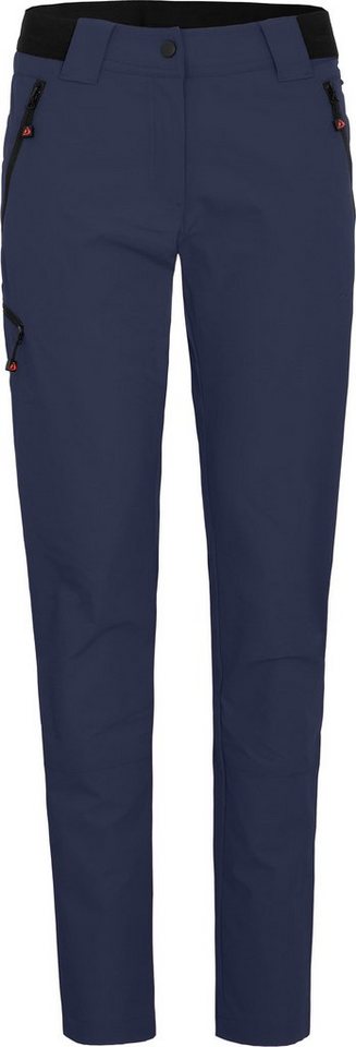 Bergson Outdoorhose VIDAA COMFORT (slim) Damen Wanderhose, leicht, strapazierfähig, Kurzgrößen, peacoat blau von Bergson