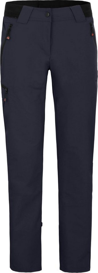 Bergson Outdoorhose VIDAA COMFORT Damen Wanderhose, leicht, strapazierfähig, Kurzgrößen, Nacht blau von Bergson