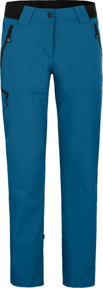 Bergson Outdoorhose VIDAA COMFORT Damen Wanderhose, leicht, strapazierfähig, Kurzgrößen, Saphir blau von Bergson