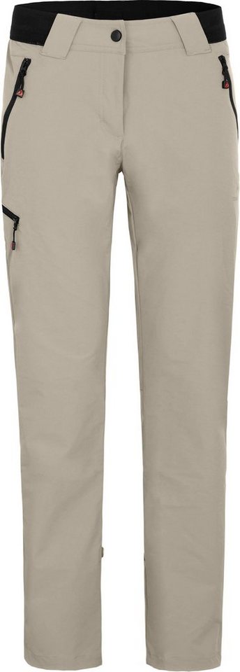 Bergson Outdoorhose VIDAA COMFORT Damen Wanderhose, leicht, strapazierfähig, Kurzgrößen, beige von Bergson