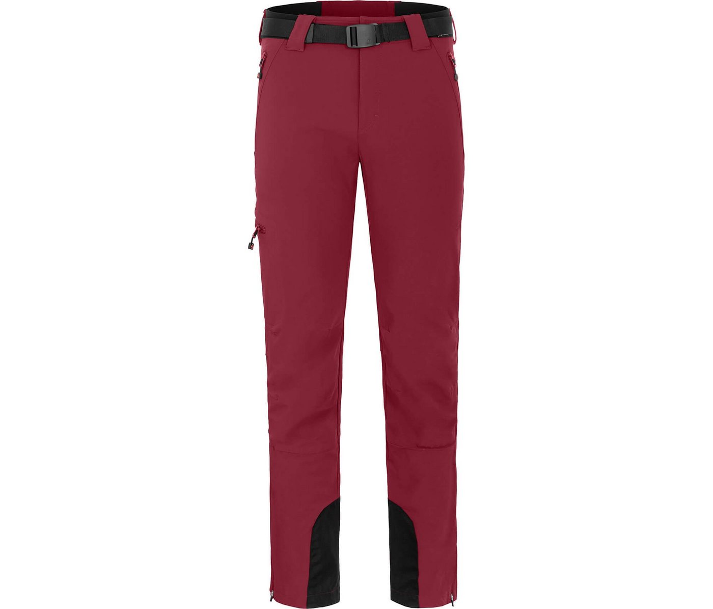 Bergson Outdoorhose VILLE Herren Wanderhose, robust, ganzjährig nutzbar, Langgrößen, dunkel rot von Bergson