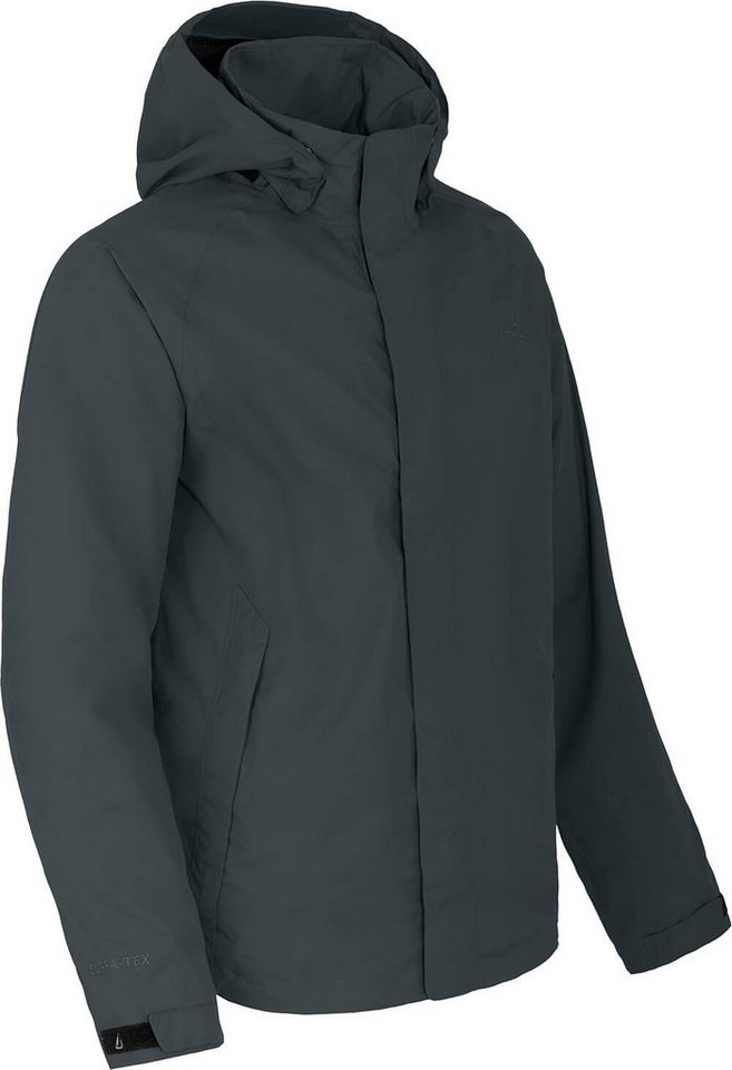 Bergson Outdoorjacke BANDOS Herren Regenjacke, Netzfutter, 12000 mm Wassersäule, Langgrößen, dunk von Bergson