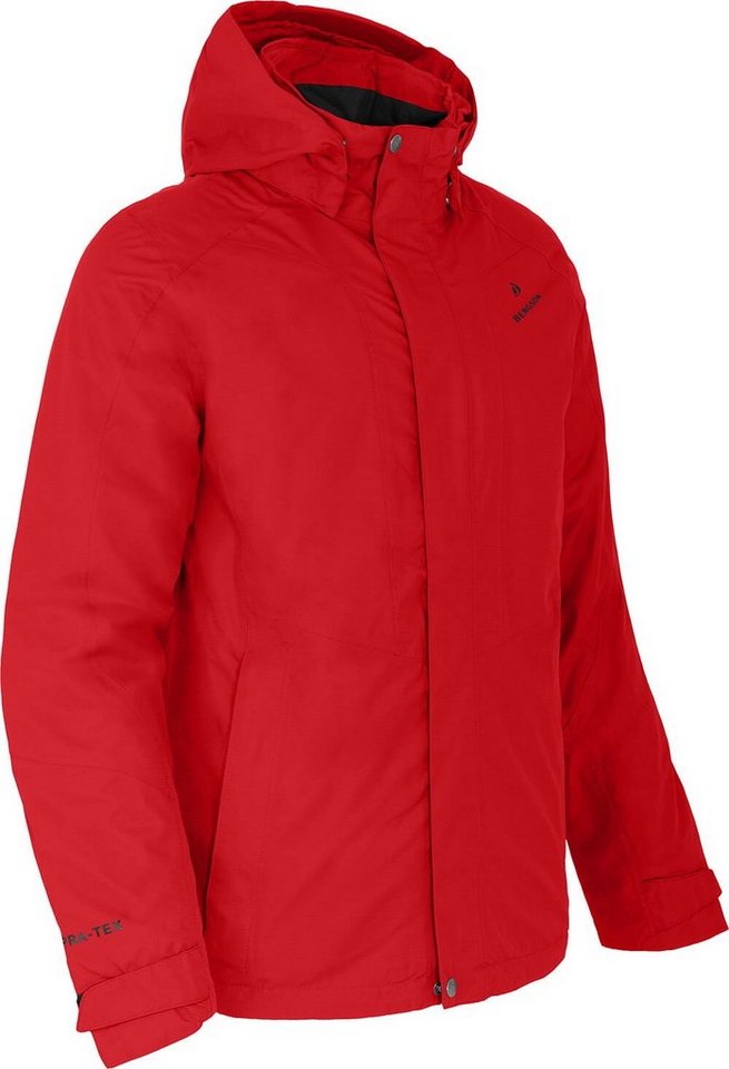 Bergson Outdoorjacke BANDOS THERMO Herren Regenjacke, leicht wattiert, 12.000 mm Wassersäule, Langgrößen von Bergson