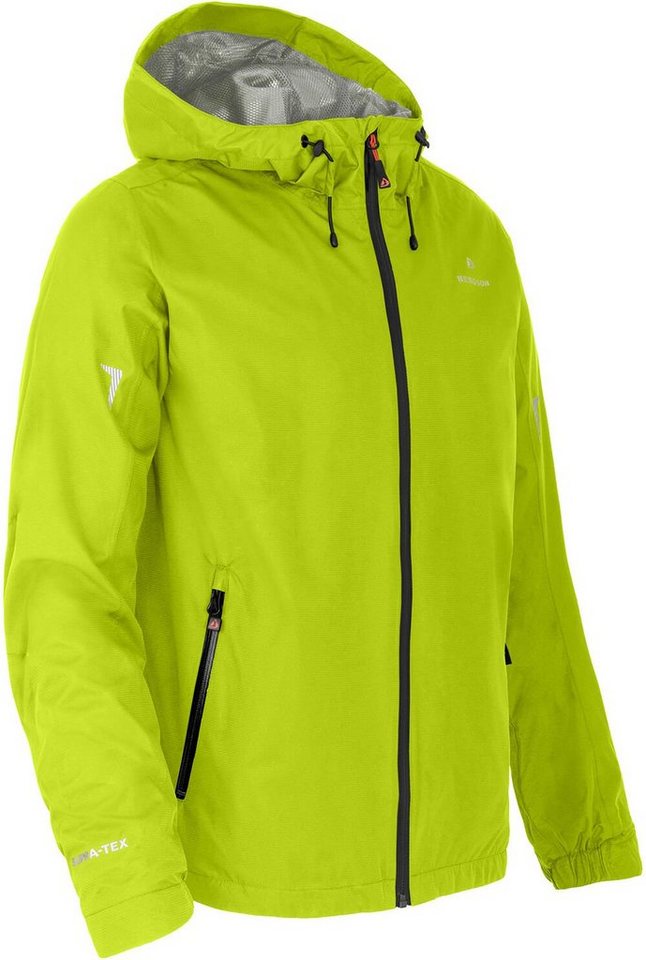 Bergson Outdoorjacke EGGEN Herren Regenjacke, Netzfutter, 12000 mm Wassersäule, Normalgrößen, le von Bergson