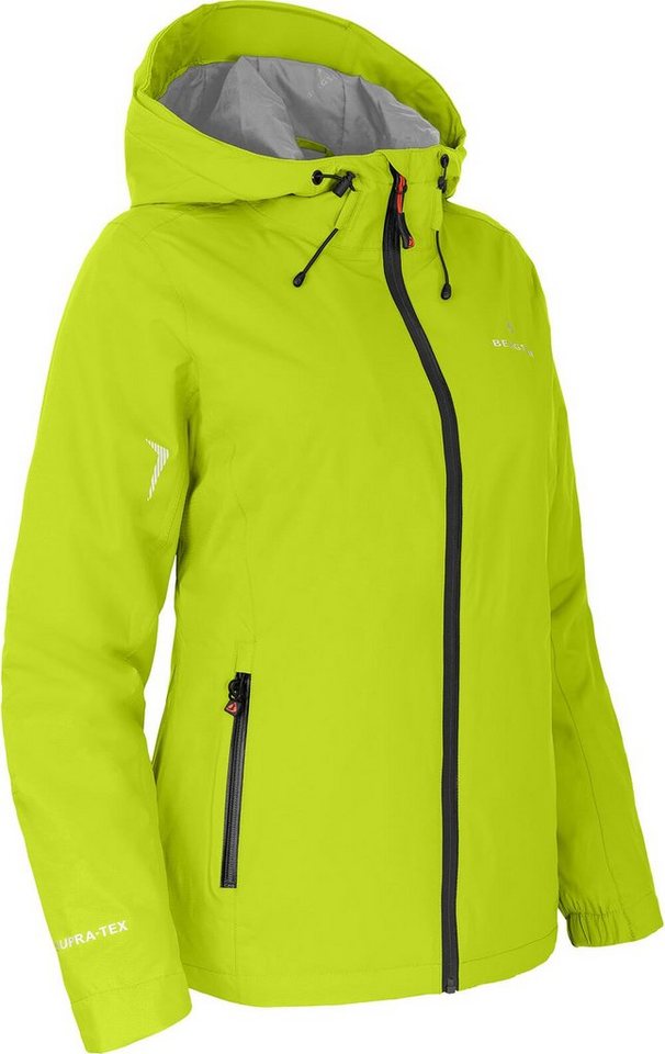 Bergson Outdoorjacke HELLI THERMO Damen Regenjacke, leicht wattiert, 12000 mm Wassersäule, Kurzgrößen von Bergson