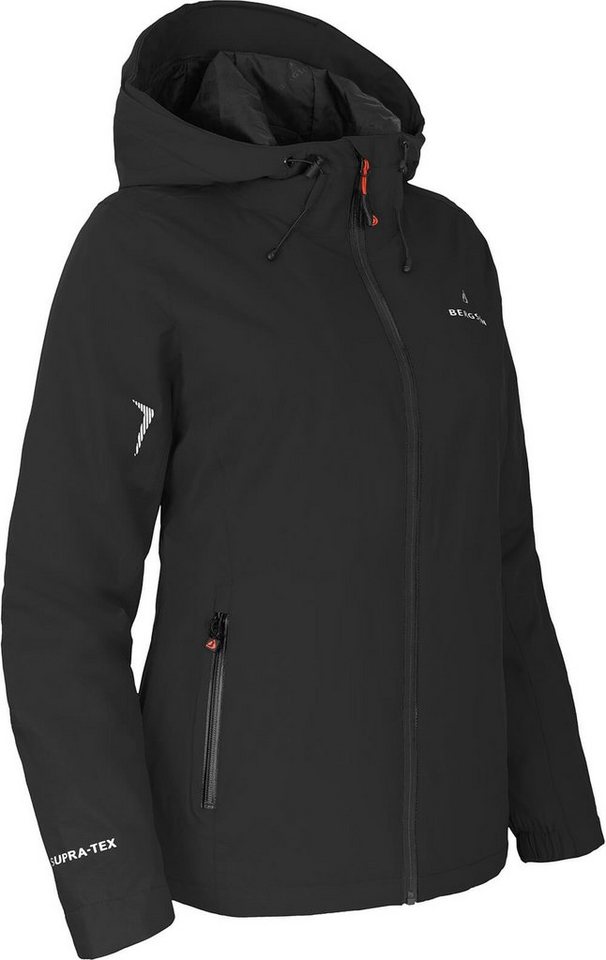 Bergson Outdoorjacke HELLI THERMO Damen Regenjacke, leicht wattiert, 12000 mm Wassersäule, Kurzgrößen von Bergson