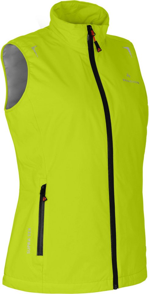 Bergson Regenjacke HELLI THERMO Weste Damen Regenweste, Netzfutter, 12000 mm Wassersäule, Normalgrößen, leu von Bergson