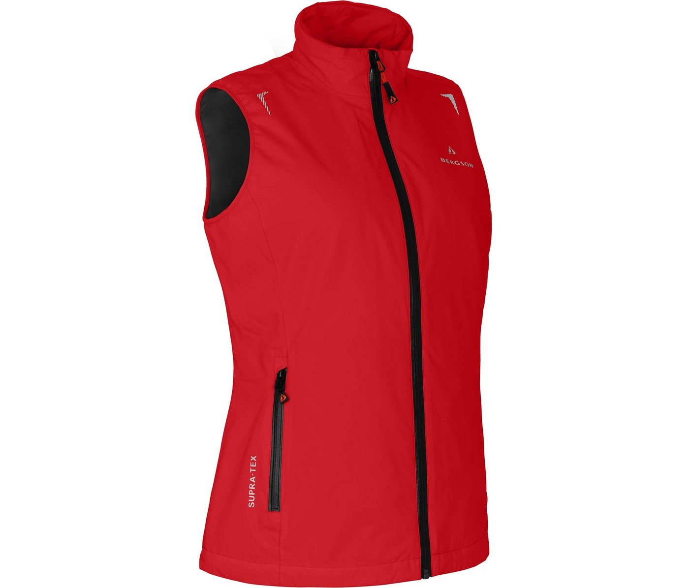 Bergson Outdoorjacke HELLI THERMO Weste Damen Regenweste, Netzfutter, 12000 mm Wassersäule, Normalgrößen, sal von Bergson