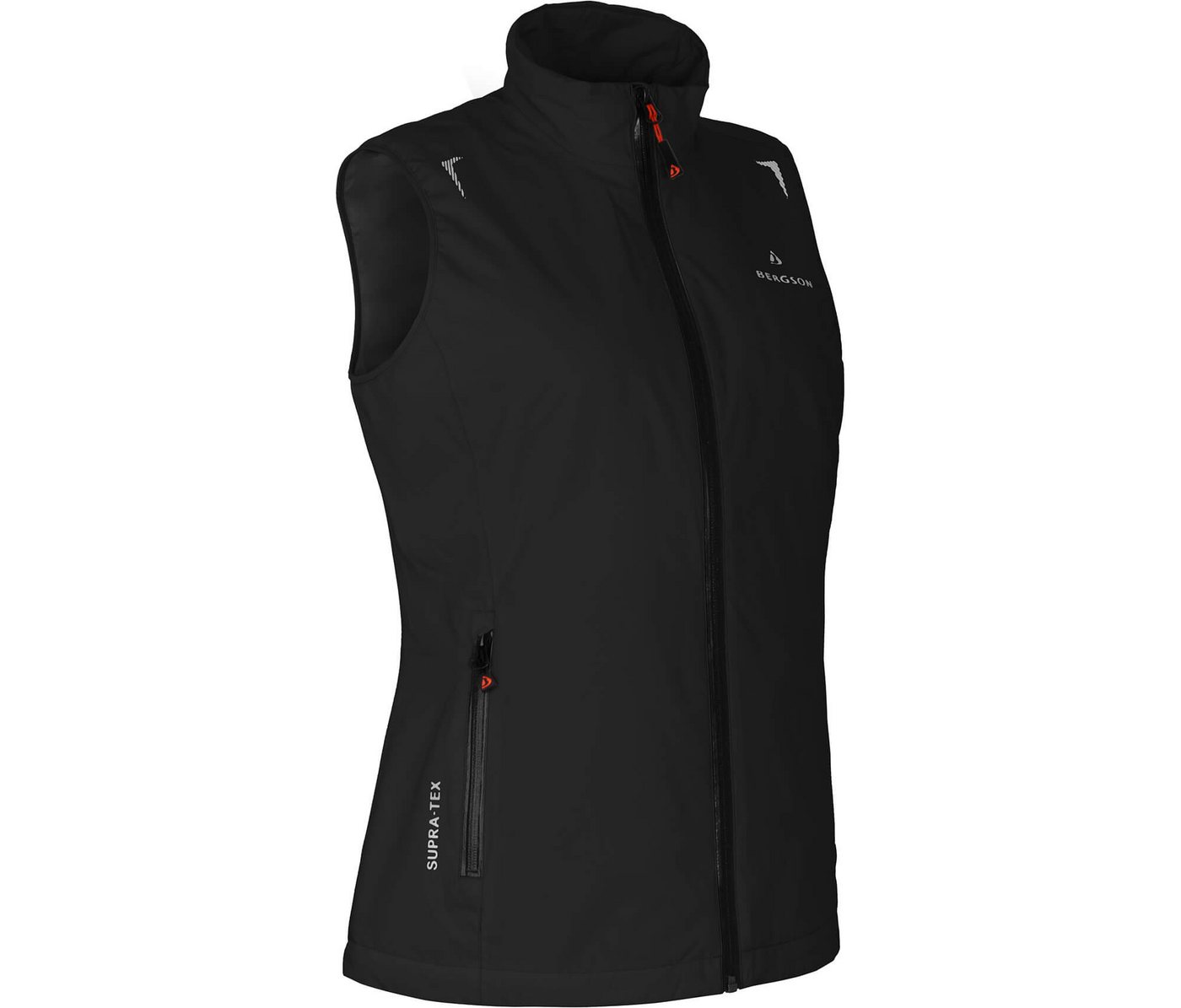 Bergson Outdoorjacke HELLI THERMO Weste Damen Regenweste, Netzfutter, 12000 mm Wassersäule, Normalgrößen, sch von Bergson