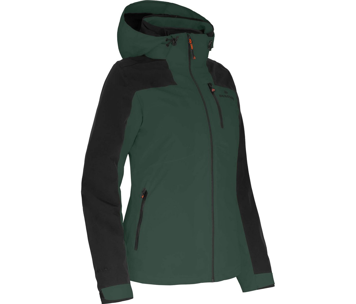 Bergson Outdoorjacke KURRIKA Damen Regenjacke, Netzfutter, 20000 mm Wassersäule, Normalgrößen, dun von Bergson