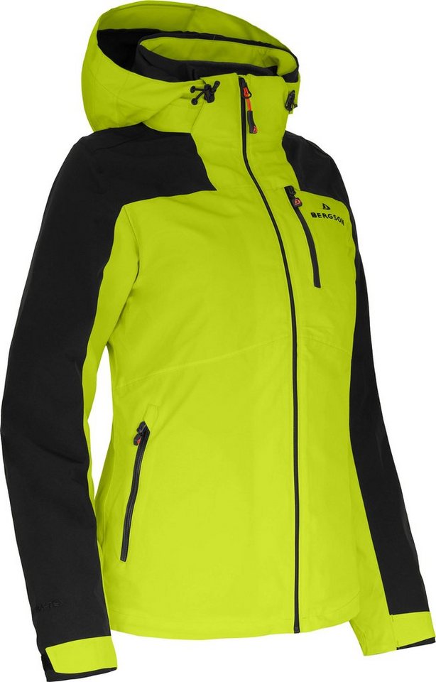 Bergson Outdoorjacke KURRIKA Doppeljacke Damen Regenjacke, Fleece Innenjacke, 20000 mm Wassersäule, Normalgröß von Bergson