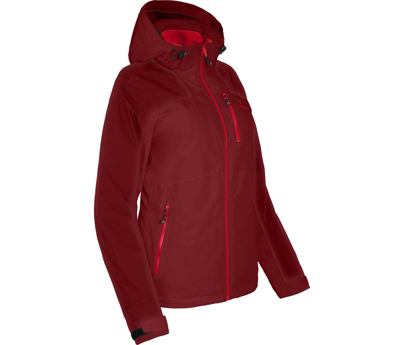 Bergson Outdoorjacke KURRIKA THERMO Damen Regenjacke, leicht wattiert, 20000 mm Wassersäule, Normalgrößen von Bergson