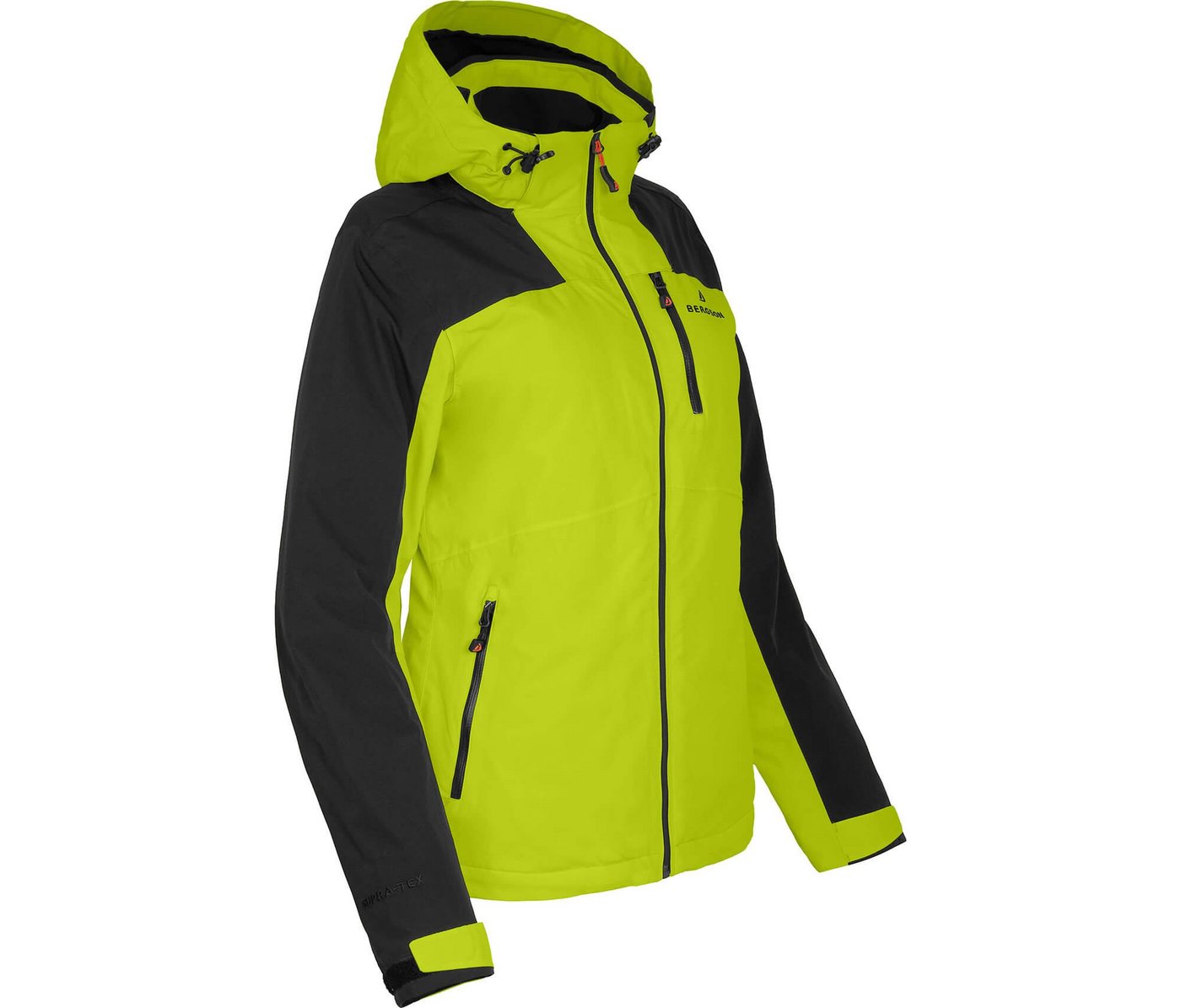 Bergson Outdoorjacke KURRIKA THERMO Damen Regenjacke, leicht wattiert, 20000 mm Wassersäule, Kurzgrößen von Bergson