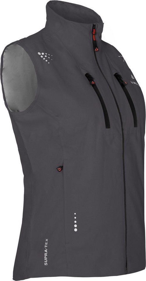 Bergson Regenjacke LEKNES THERMO Weste Damen Regenweste, recycelt, leicht wattiert, 20000 mm Wassersäule, No von Bergson