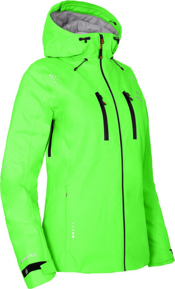 Bergson Outdoorjacke LEKNES Thermo Damen Regenjacke, leicht wattiert, recycelt, 20000 mm Wassersäule, No von Bergson