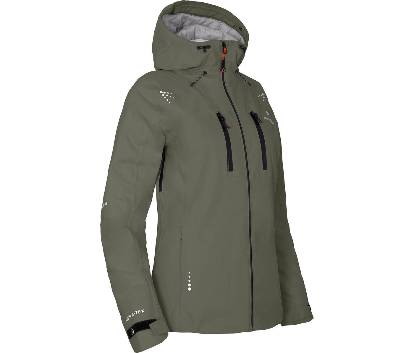 Bergson Outdoorjacke LEKNES Thermo Damen Regenjacke, leicht wattiert, recycelt, 20000 mm Wassersäule, No von Bergson