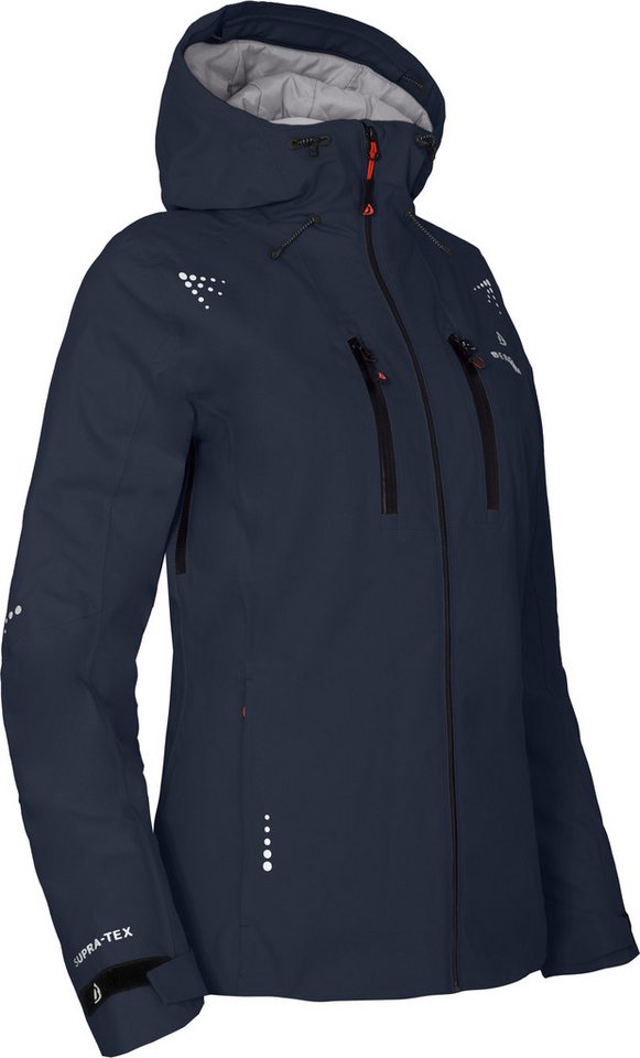 Bergson Outdoorjacke LEKNES Thermo Damen Regenjacke, leicht wattiert, recycelt, 20000 mm Wassersäule, No von Bergson