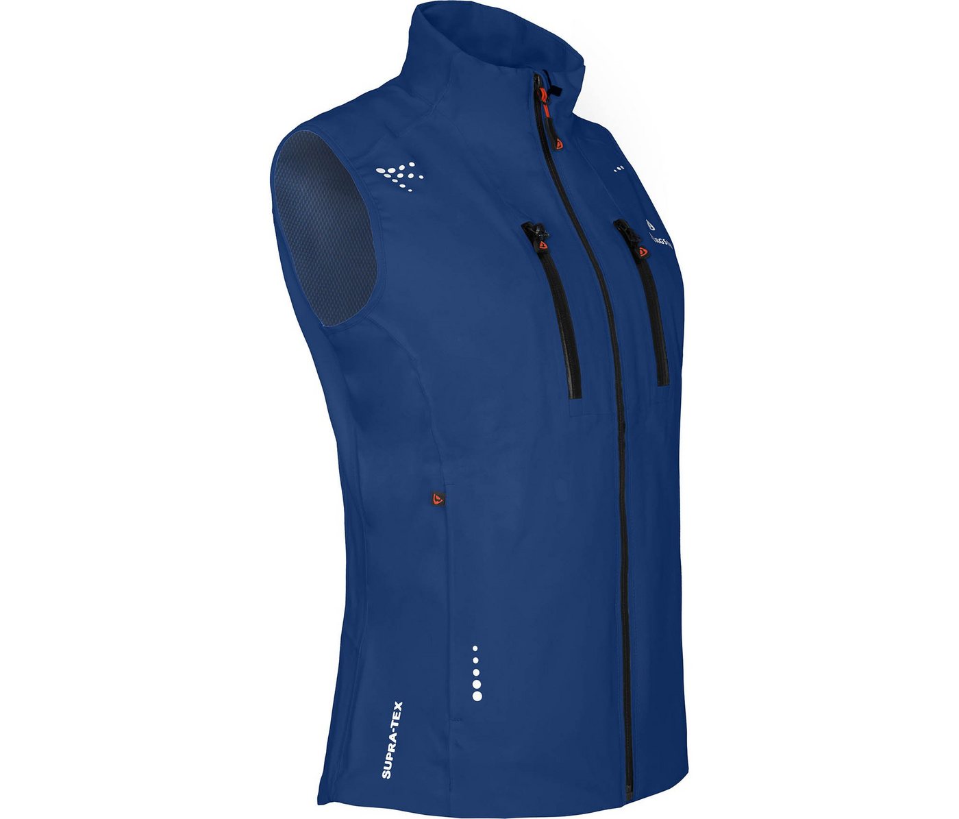 Bergson Outdoorjacke LEKNES West Damen Regenweste, recycelt, Netzfutter 20000 mm Wassersäule, Normalgrößen, blau von Bergson