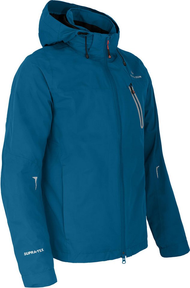 Bergson Regenjacke MOORE Herren Rad-Regenjacke, Netzfutter, 12000 mm Wassersäule, Normalgrößen von Bergson