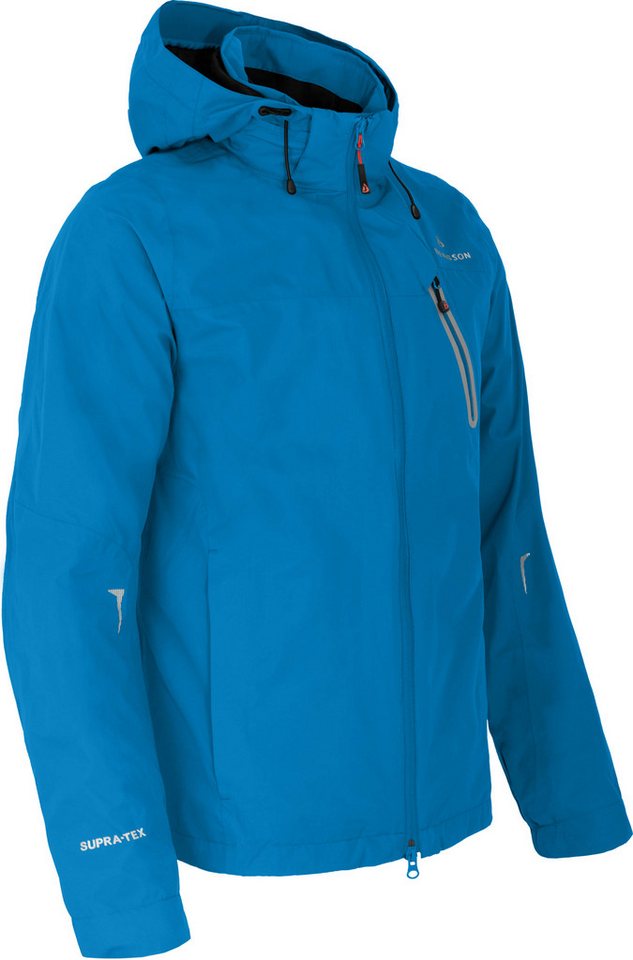 Bergson Regenjacke MOORE Herren Rad-Regenjacke, Netzfutter, 12000 mm Wassersäule, Langgrößen von Bergson