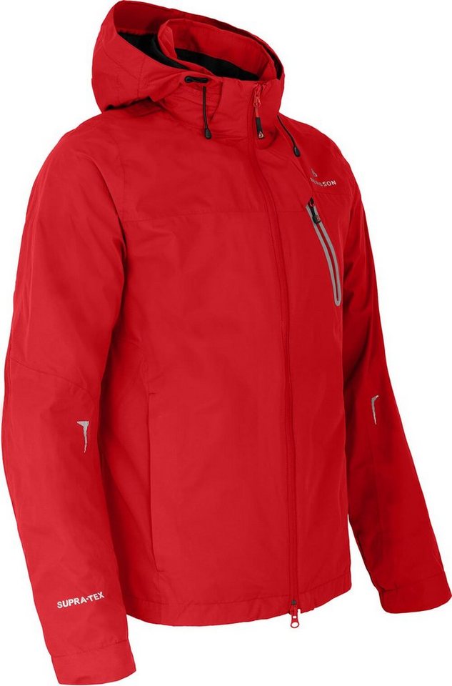 Bergson Outdoorjacke MOORE Herren Rad-Regenjacke, Netzfutter, 12000 mm Wassersäule, Langgrößen von Bergson