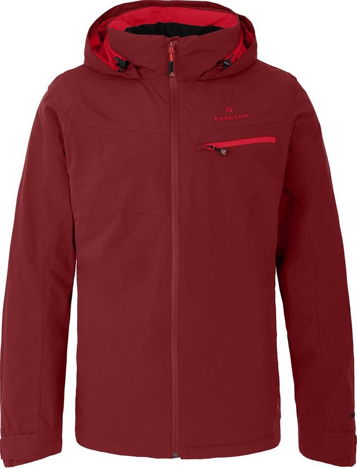 Bergson Outdoorjacke TALLMOS Herren Regenjacke, Netzfutter, 20000 mm Wassersäule, Langgrößen, Toma von Bergson