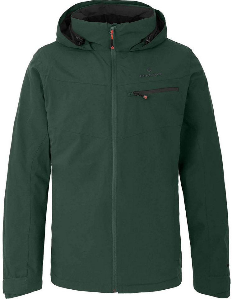 Bergson Outdoorjacke TALLMOS Herren Regenjacke, Netzfutter, 20000 mm Wassersäule, Normalgrößen, du von Bergson