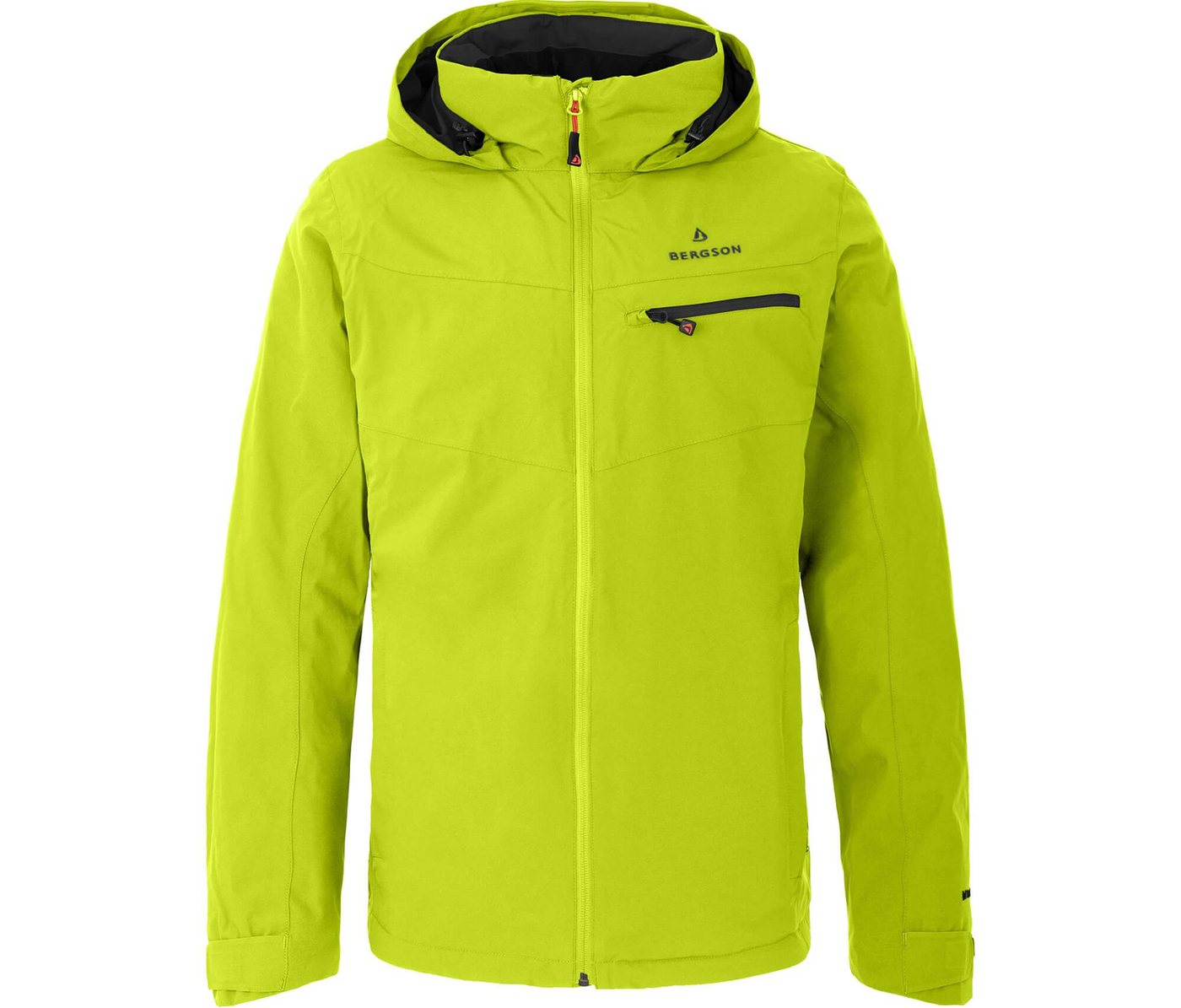 Bergson Outdoorjacke TALLMOS Herren Regenjacke, Netzfutter, 20000 mm Wassersäule, Normalgrößen, le von Bergson