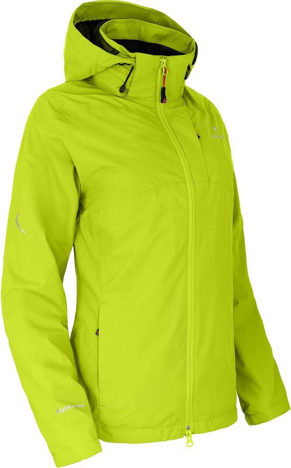 Bergson Outdoorjacke VALDIVIA Damen Rad-Regenjacke, Netzfutter, 12000 mm Wassersäule, Kurzgrößen, l von Bergson