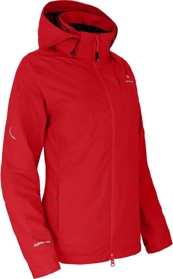 Bergson Outdoorjacke VALDIVIA Damen Rad-Regenjacke, Netzfutter, 12000 mm Wassersäule, Kurzgrößen, s von Bergson