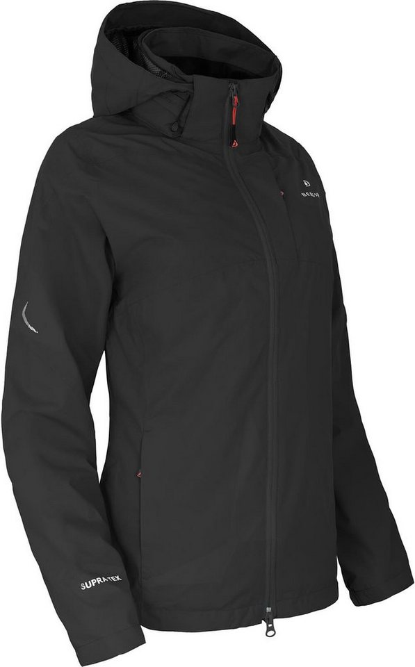 Bergson Outdoorjacke VALDIVIA Damen Rad-Regenjacke, Netzfutter, 12000 mm Wassersäule, Kurzgrößen, s von Bergson