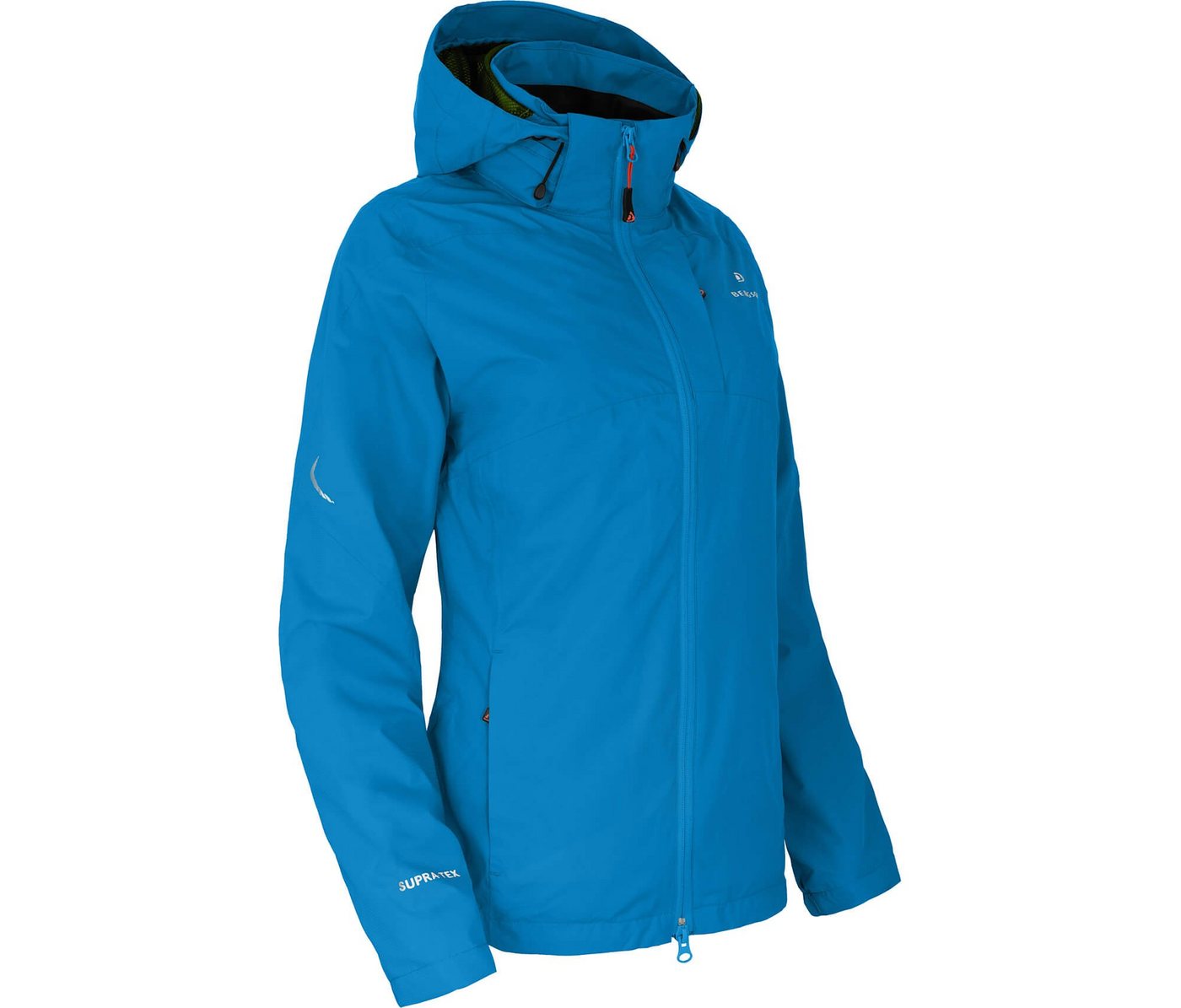 Bergson Outdoorjacke VALDIVIA Damen Rad-Regenjacke, Netzfutter, 12000 mm Wassersäule, Normalgrößen von Bergson