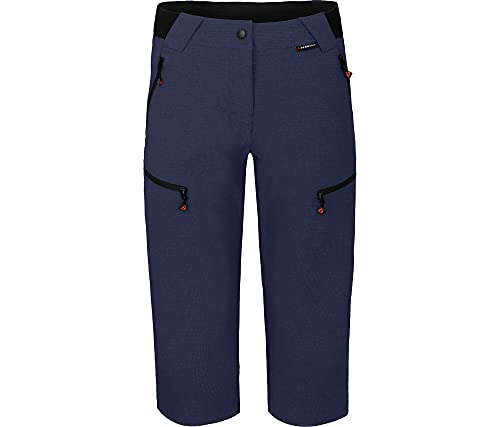 Bergson PORI Capri | Damen 3/4 Wanderhose, robust, elastisch, Peacoat Blue [368], 36 - Damen von Bergson