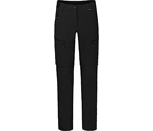 Bergson PORI Zipp-Off | Damen Wanderhose, robust, elastisch, Black [900], 26 - Damen von Bergson