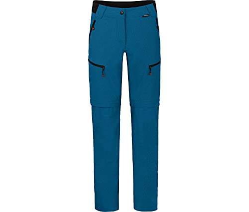 Bergson PORI Zipp-Off | Damen Wanderhose, robust, elastisch, Blue Sapphire [307], 40 - Damen von Bergson