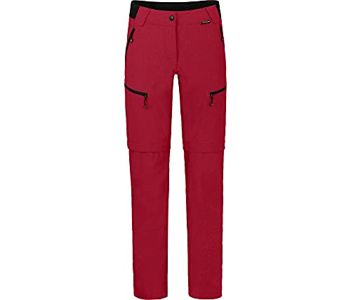 Bergson PORI Zipp-Off | Damen Wanderhose, robust, elastisch, Chili Pepper [129], 24 - Damen von Bergson