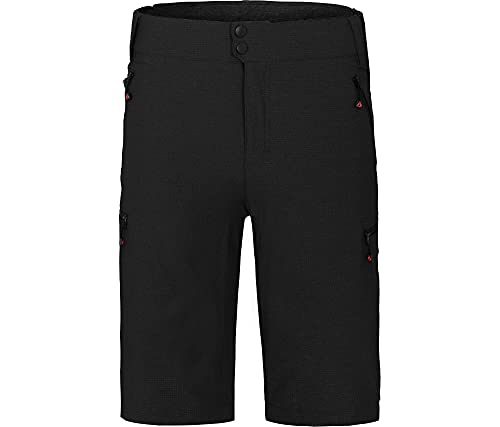 Bergson PORVOO Shorts (+ gepolsterte Innenhose) | Herren Radshorts, robust elastisch, Black [900], 48 - Herren von Bergson