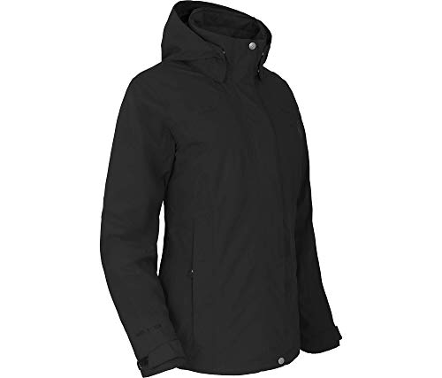 Bergson ROCKRIDER THERMO | Damen Regenjacke, leicht wattiert, 12000 mm Wassersäule, black [900], 40 - Damen von Bergson