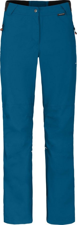 Bergson Regenhose LYNDE COMFORT Damen Regenhose, Netzfutter, 12000 mm Wassersäule, Kurzgrößen, Saphir von Bergson