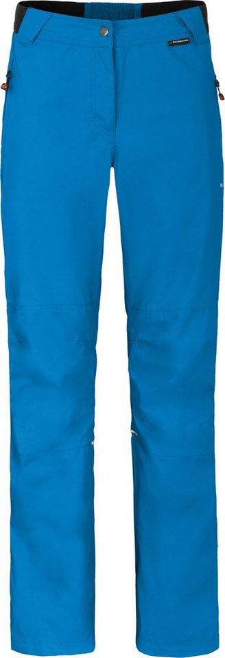 Bergson Regenhose LYNDE COMFORT Damen Regenhose, Netzfutter, 12000 mm Wassersäule, Kurzgrößen, blau von Bergson