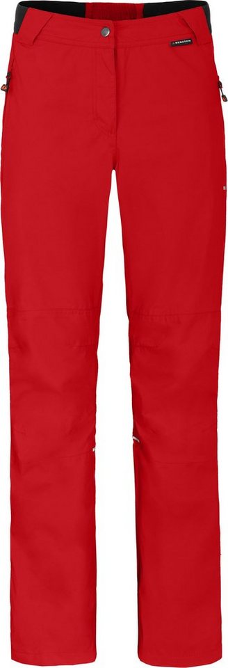 Bergson Regenhose LYNDE COMFORT Damen Regenhose, Netzfutter, 12000 mm Wassersäule, Kurzgrößen, salsar von Bergson