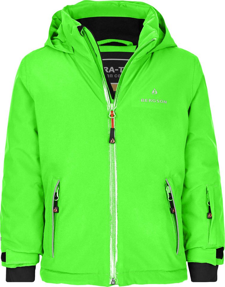 Bergson Regenjacke FRODO Kinder Skijacke, perfekt für kleine Wintersportler!, Normalgrößen, Ge von Bergson