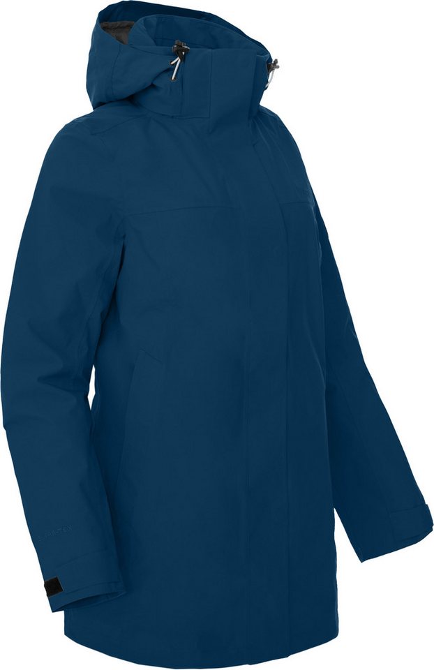 Bergson Regenjacke JOKINE light Damen Sommer-Parka, wasserdicht, leichtes Netzfutter, 20000 Wassersäu von Bergson