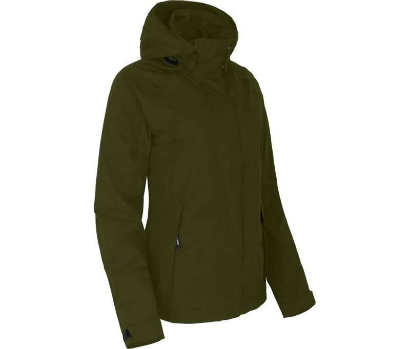 Bergson Regenjacke ROCKRIDER Damen Regenjacke, Netzfutter, 12000 mm Wassersäule, Kurzgrößen, dunke von Bergson