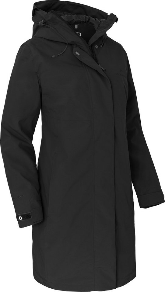 Bergson Regenjacke VERLA Damen Regenmantel, Netzfutter, 20000 mm Wassersäule, Normalgrößen, sc von Bergson