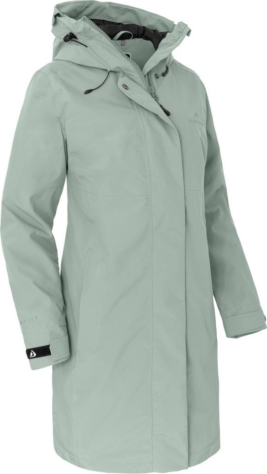 Bergson Regenjacke VERLA Thermo Damen Regenmantel, leicht wattiert, 20000 mm Wassersäule, Normalgröße von Bergson