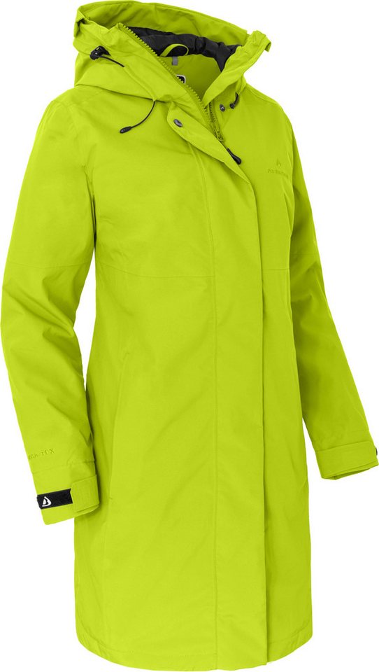 Bergson Regenjacke VERLA Thermo Damen Regenmantel, leicht wattiert, 20000 mm Wassersäule, Normalgröße von Bergson